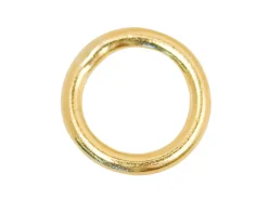 9ct Yellow Gold 4mm Closed Jump Ring Pack of 4, 4.0mm X 0.6mm