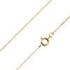 9ct Yellow Gold 0.5mm Diamond Cut Curb Chain 22"/55cm Unhallmarked