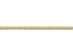 9ct Yellow Gold 0.8mm Diamond Cut Curb Chain 20