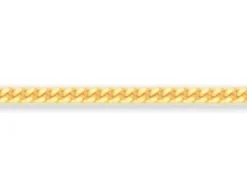 18ct Yellow Gold 2.0mm Diamond Cut Curb Chain Loose Unhallmarked