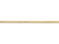 9ct Yellow Gold 2.1mm Diamond Cut Curb Chain Loose Unhallmarked