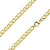 9ct Yellow Gold 4.8mm Diamond Cut Metric Curb Chain 18"/45cm Hallmarked