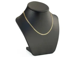 9ct Yellow Gold 3.0mm Diamond Cut Metric Curb Chain 18