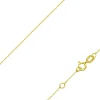 9ct Yellow Gold 0.8mm Diamond Cut Oval Trace Bracelet With Extender 7-8"/17-18cm Unhallmarked