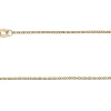 18ct Yellow Gold 1.0mm Diamond Cut Oval Belcher Chain 18"/45cm Hallmarked