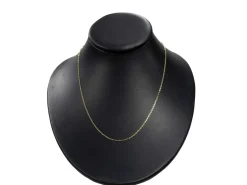 9ct Yellow Gold 1.5mm Diamond Cut Oval Trace Chain 20