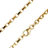 9ct Yellow Gold 3.1mm Diamond Cut Oval Belcher Chain 18"/45cm Hallmarked