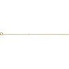18ct Yellow Gold 0.85mm Diamond Cut Oval Trace Chain 18"/45cm Hallmarked