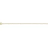 18ct Yellow Gold 0.85mm Diamond Cut Oval Trace Chain 16"/40cm Unhallmarked