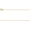 18ct Yellow Gold 0.8mm Diamond Cut Oval Trace Chain 20"/50cm Hallmarked