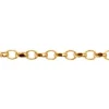 9ct Yellow Gold 2.8mm Diamond Cut Oval Belcher Chain Loose Unhallmarked