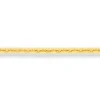 18ct Yellow Gold 1.0mm Diamond Cut Oval Trace Chain Loose Unhallmarked