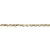 18ct Yellow Gold 1.4mm Diamond Cut Oval Trace Chain Loose Unhallmarked
