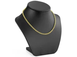 9ct Yellow Gold 4.0mm Double Round Belcher Chain 18