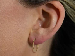 9ct Yellow Gold 16.0mm Endless Hoops, Pack Of 2