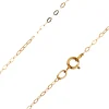 9ct Yellow Gold 1.2mm Flat Filed Oval Trace Chain 20"/50cm Unhallmarked