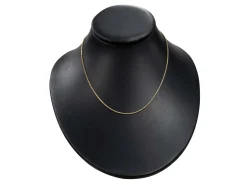 9ct Yellow Gold 1.3mm Franco Chain 16
