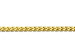 18ct Yellow Gold 1.1mm Franco Chain 16