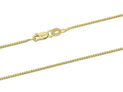 18ct Yellow Gold 1.0mm Franco Chain 18"/45cm Hallmarked