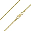 9ct Yellow Gold 1.2mm Franco Chain 18"/45cm Hallmarked