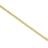 9ct Yellow Gold 2.0mm Heavy Trace Safety Chain For Bracelet 5.2cm/2"