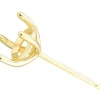 9ct Yellow Gold 3mm Martini Claw Earrings
