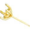 18ct Yellow Gold 5mm Martini Claw Earrings