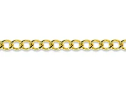 9ct Yellow Gold 2.5mm Open Round Curb Chain Loose Unhallmarked