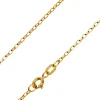 9ct Yellow Gold 1.7mm Oval Belcher Chain 18"/45cm Hallmarked