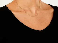 9ct Yellow Gold 2.3mm Oval Belcher Chain 16