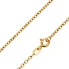 9ct Yellow Gold 2.0mm Oval Trace Chain 20"/50cm Hallmarked