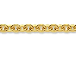 9ct Yellow Gold 4.0mm Oval Trace Chain Loose Unhallmarked