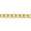 9ct Yellow Gold 1.6mm Oval Trace Chain Loose Unhallmarked