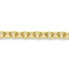 9ct Yellow Gold 2.0mm Oval Trace Chain Loose Unhallmarked