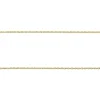 9ct Yellow Gold 0.5mm Prince Of Wales Rope Chain 16"/40cm Unhallmarked