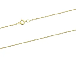 9ct Yellow Gold 0.5mm Prince Of Wales Rope Chain 20"/50cm Unhallmarked