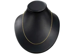 9ct Yellow Gold 1.2mm Prince Of Wales Rope Chain 22
