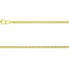 9ct Yellow Gold 1.4mm Round Curb Chain 18"/45cm Hallmarked