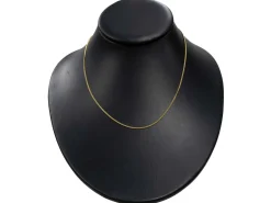 9ct Yellow Gold 1.4mm Round Curb Chain 18