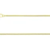 9ct Yellow Gold 1.3mm Round Curb Chain 22"/55cm Hallmarked