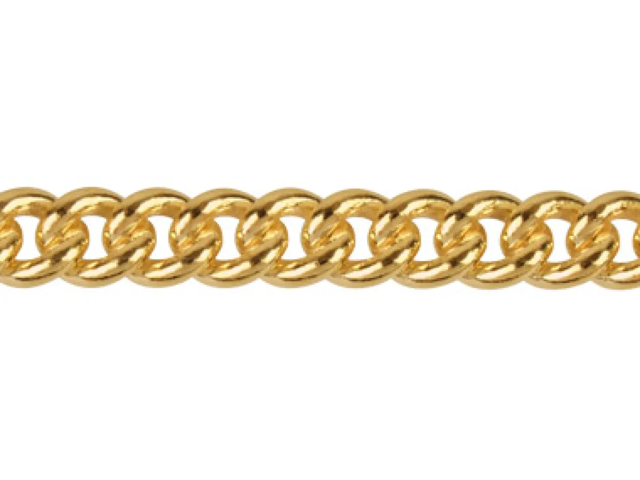 9ct Yellow Gold 5.0mm Round Curb Chain Loose Unhallmarked