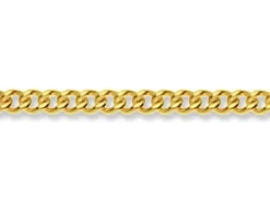 9ct Yellow Gold 1.4mm Round Curb Chain Loose Unhallmarked