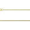 9ct Yellow Gold 0.9mm Round Snake Chain 18"/45cm Hallmarked