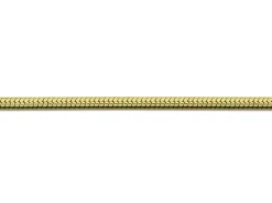 9ct Yellow Gold 0.9mm Round Snake Chain 16