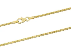 18ct Yellow Gold 1.5mm Round Spiga Chain 20"/50cm Hallmarked