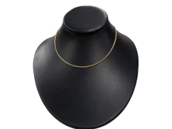 18ct Yellow Gold 1.5mm Round Spiga Chain 16