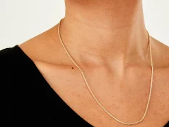 9ct Yellow Gold 1.5mm Round Spiga Chain 20