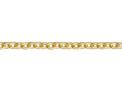 18ct Yellow Gold 1.5mm Round Trace Chain 16