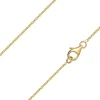 18ct Yellow Gold 1.5mm Round Trace Chain 18"/45cm Hallmarked