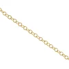 18ct Yellow Gold 1.9mm Trace Safety Chain For Bracelet 5.7cm/2.25", 100% Recycled Gold